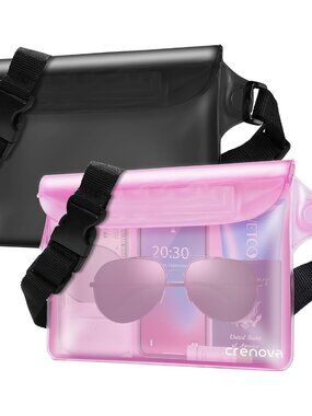 Waterproof Bag Fanny Packs for Women, Floating Beach Bags 2PCS